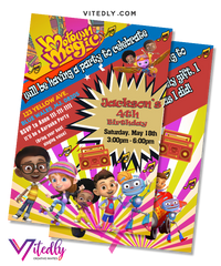 Motown Magic Invitation