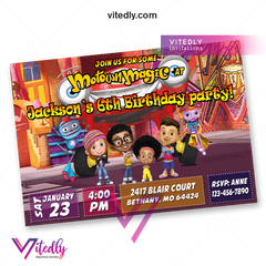 Motown Magic Birthday Invitation, Motown Magic Invitation