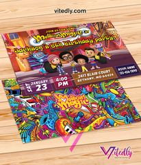 Motown Magic Birthday Invitation, Motown Magic Invitation