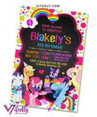 My Little Pony Invitation
