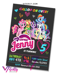 My Little Pony Birthday Invitation