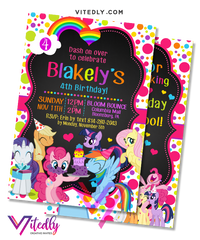 My Little Pony Birthday Invitation