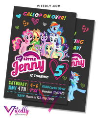 My Little Pony Invitation
