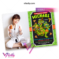Ninja Turtles Invitation