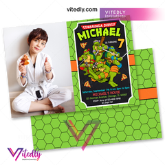 Ninja Turtles Invitation