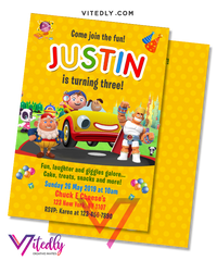 Noddy Toyland Detective Invitation