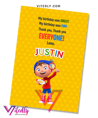 Noddy Thank you card