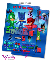 PJ Mask Invitation