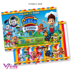 Paw Patrol Invitations