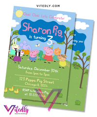 Peppa Pig Invitation