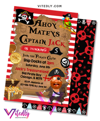Pirate Birthday Invitation