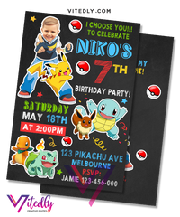 Pokemon Invitation