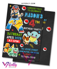 Pokemon Invitation