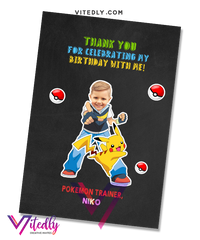 Pokemon Thank you card