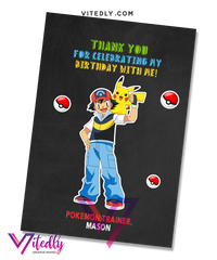 Pokemon Thank you card