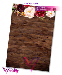 Quinceanera rustic Back design