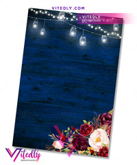 Rustic Quinceanera Back Design