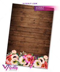 Cowgirl Boots Rustic Quinceañera Birthday Invitations