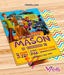 Scooby Doo Birthday Invitation