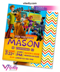 Scooby Doo Birthday Invitation