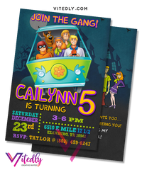 Scooby Doo Invitation