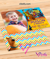 Scooby Doo Movie Invitation with Photo