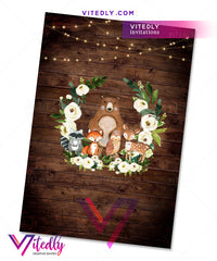 Woodland Shower by Mail back design