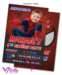 Spiderman Invitation