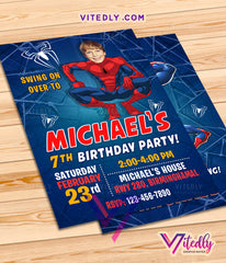 Spiderman Birthday Invitations, Spiderman Party Invitations, Spiderman Invitations