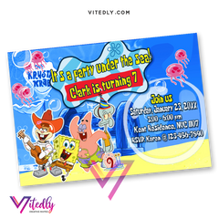 SpongeBob Birthday Invitations
