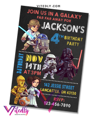 Star Wars Birthday Invitation