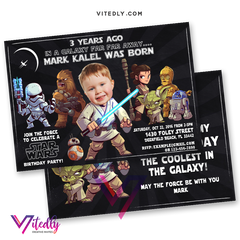 Star Wars Invitations