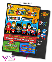 Superhero Invitation