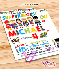 Superhero Invitation