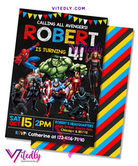 Avengers Invitation