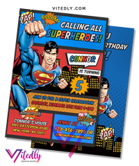 Superman Invitation