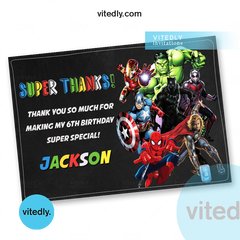 Avengers Invitation, Avengers Birthday, Avengers Invitation, Superhero Invitation, Superhero Avengers Birthday Invitation, Avengers Birthday Invitation