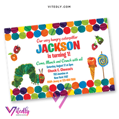 Hungry Caterpillar Invitation