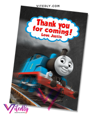 Thomas the Train Thank you card