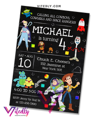 Toy Story 4 Invitation