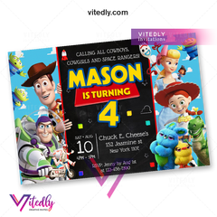 Toy Story Birthday Invitation