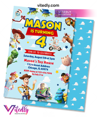 Toy Story Birthday Invitations