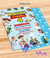 Toy Story Birthday Invitation