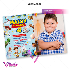 Toy Story Invitation with Photo
