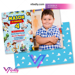 Toy Story Invitation with Photo
