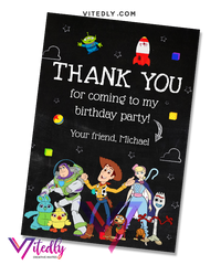 Toy Story Thank you card