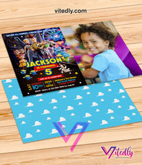 Toy Story 4 Birthday Invitation with Photo