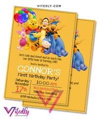 Winnie the Pooh Invitation