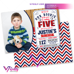 Baseball Invitations, Baseball Birthday Invitations, Baseball Party Invitation, Baseball Themed Birthday Party, First Birthday Invitation