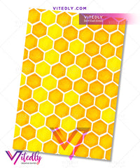 Bee Baby Shower Invitation, Honey bee baby shower